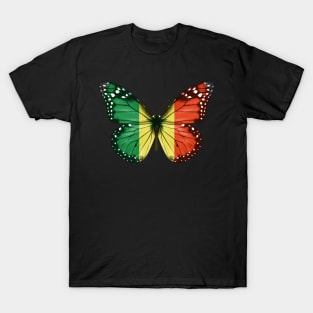 Senegalese Flag  Butterfly - Gift for Senegalese From Senegal T-Shirt